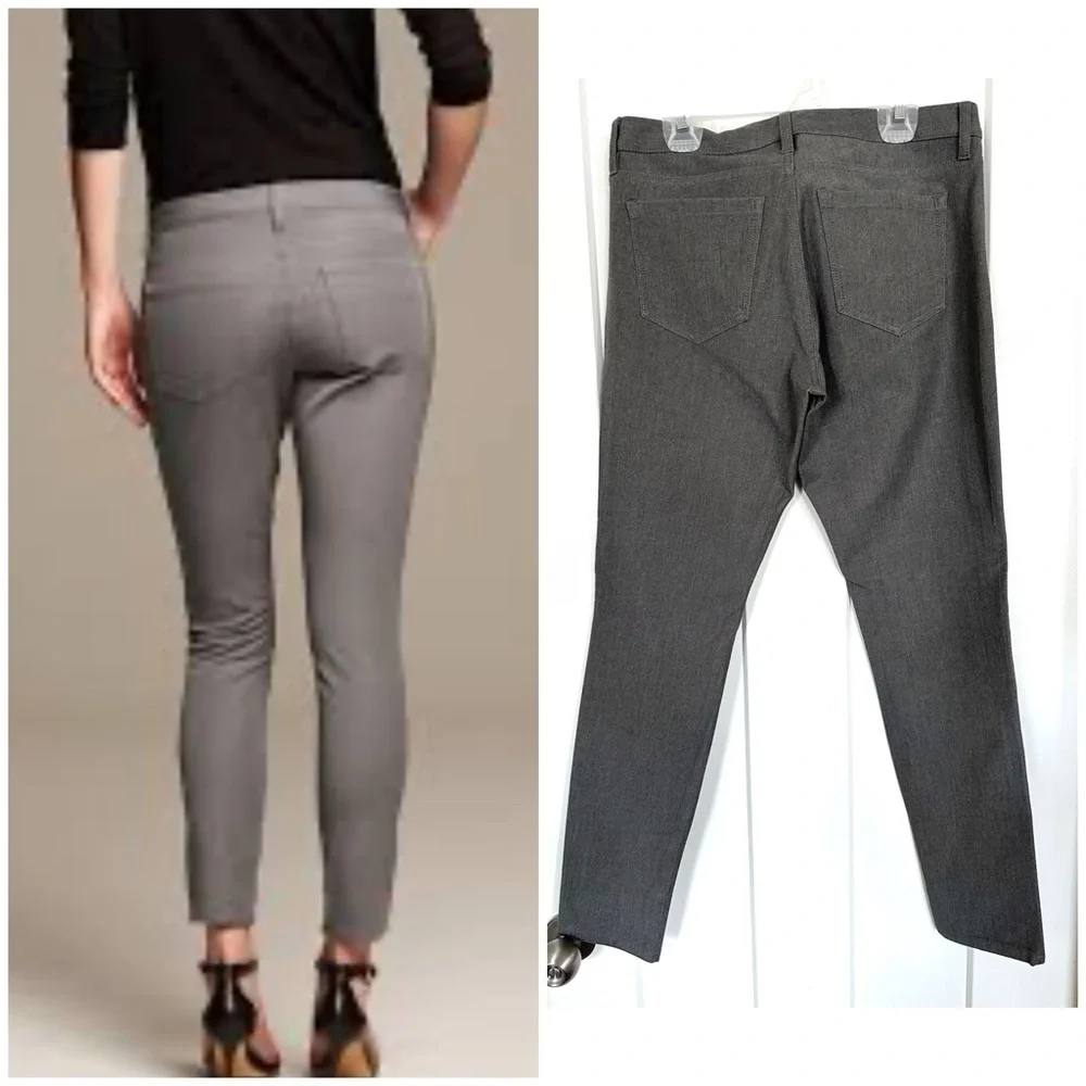 Banana Republic Gray Skinny Pants Versatile Style - Picture 2 of 3
